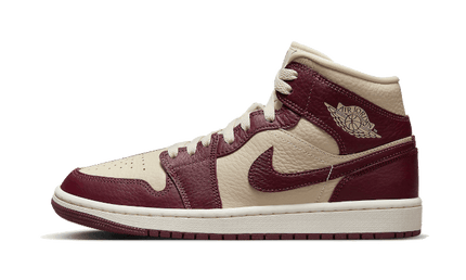 Air Jordan 1 Mid Split Beach Cherrywood Red - Exclufy