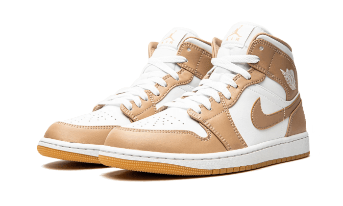 Air Jordan 1 Mid Tan Gum - Exclufy