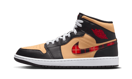 Air Jordan 1 Mid SE Tartan Swoosh - Exclufy