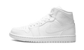 Air Jordan 1 Mid Triple White (2022) - Exclufy