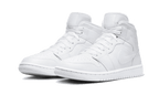 Air Jordan 1 Mid Triple White Patent Swoosh - Exclufy
