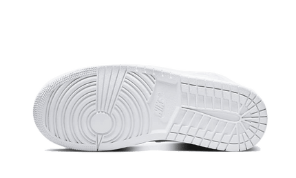 Air Jordan 1 Mid Triple White Patent Swoosh - Exclufy