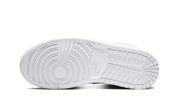 Air Jordan 1 Mid Triple White Patent Swoosh - Exclufy