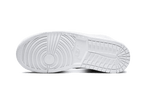 Air Jordan 1 Mid Triple White Patent Swoosh - Exclufy