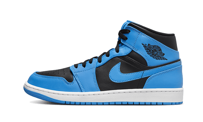 Air Jordan 1 Mid University Blue Black - Exclufy