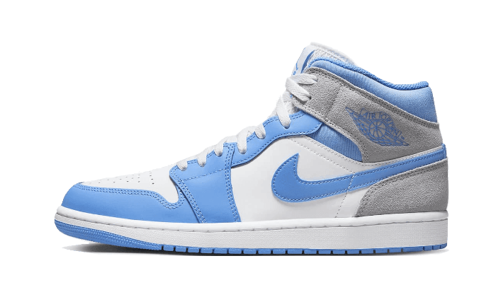 Air Jordan 1 Mid University Blue Grey - Exclufy