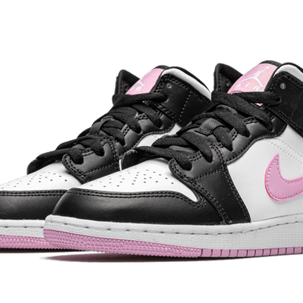 Air Jordan 1 Mid White Black Light Arctic Pink - Exclufy