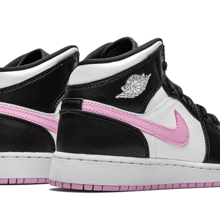 Air Jordan 1 Mid White Black Light Arctic Pink - Exclufy