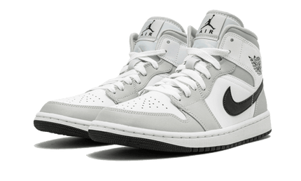 Air Jordan 1 Mid White Light Smoke Grey - Exclufy