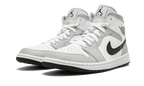 Air Jordan 1 Mid White Light Smoke Grey - Exclufy