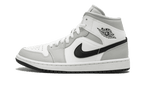 Air Jordan 1 Mid White Light Smoke Grey - Exclufy