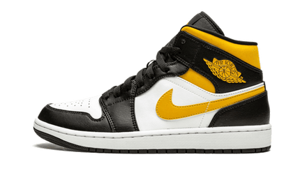 Air Jordan 1 Mid White Pollen Black - Exclufy