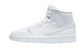 Air Jordan 1 Mid White Snakeskin - Exclufy