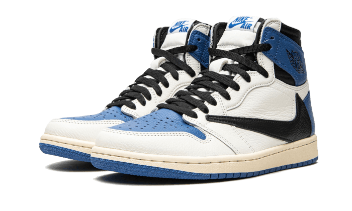 Air Jordan 1 Retro High OG SP Travis Scott Fragment Military Blue - Exclufy