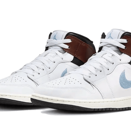 Air Jordan 1 Retro Mid SE Brown Blue Grey - Exclufy