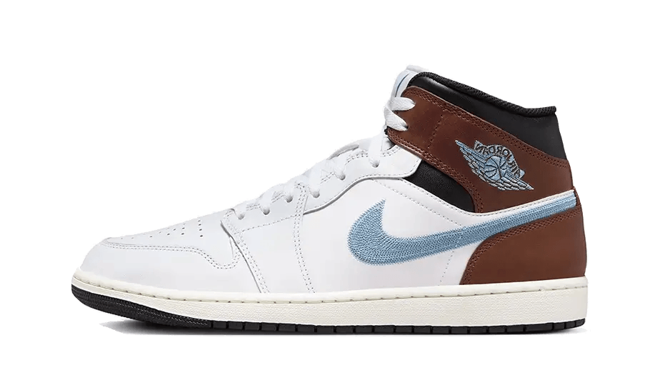 Air Jordan 1 Retro Mid SE Brown Blue Grey - Exclufy