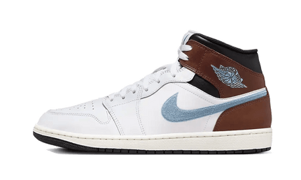 Air Jordan 1 Retro Mid SE Brown Blue Grey - Exclufy