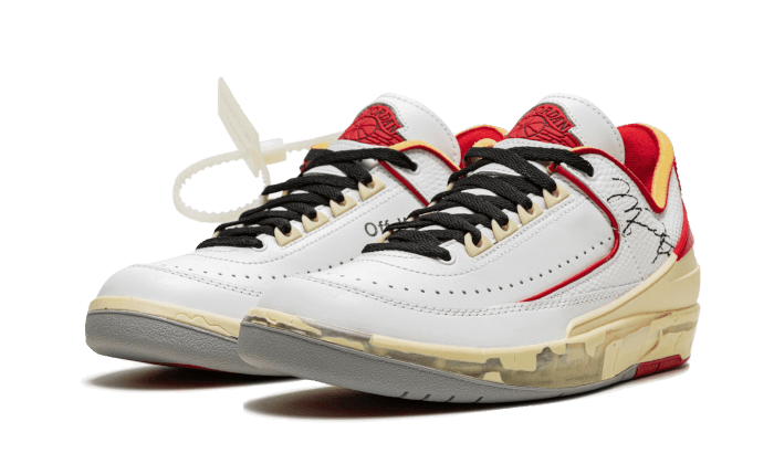 Air Jordan 2 Retro Low SP Off-White White Red - Exclufy