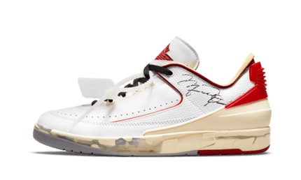 Air Jordan 2 Retro Low SP Off-White White Red - Exclufy