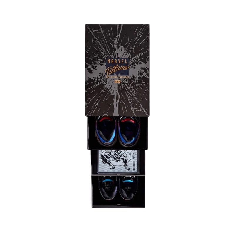 ASICS GT-2160 Kith Marvel Villains Spider-Man/Venom Battle Spectra Pack Sealed Box (Comic Included) - Exclufy