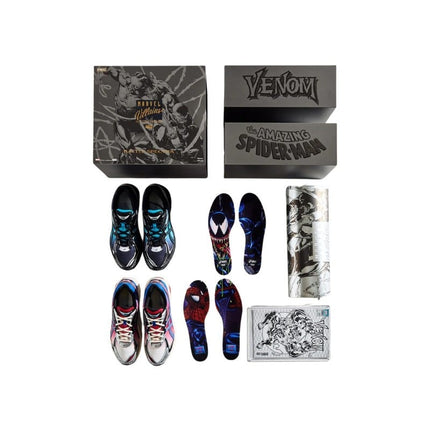 ASICS GT-2160 Kith Marvel Villains Spider-Man/Venom Battle Spectra Pack Sealed Box (Comic Included) - Exclufy