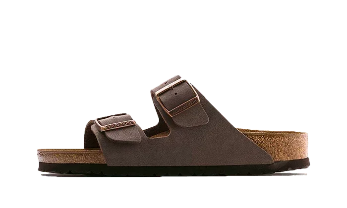 Birkenstock Arizona Birko-Flor Nubuck Mocha - Exclufy