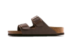 Birkenstock Arizona Birko-Flor Nubuck Mocha - Exclufy
