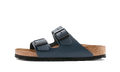 Birkenstock Arizona Natural Leather Blue - Exclufy