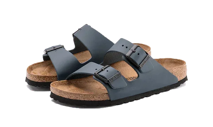 Birkenstock Arizona Natural Leather Blue - Exclufy