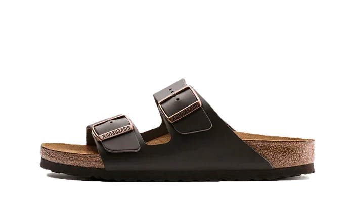 Birkenstock Arizona Natural Leather Dark Brown - Exclufy