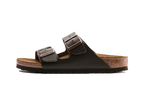Birkenstock Arizona Natural Leather Dark Brown - Exclufy