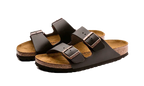 Birkenstock Arizona Natural Leather Dark Brown - Exclufy