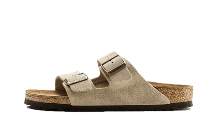 Birkenstock Arizona Suede Leather Taupe - Exclufy