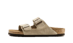 Birkenstock Arizona Suede Leather Taupe - Exclufy