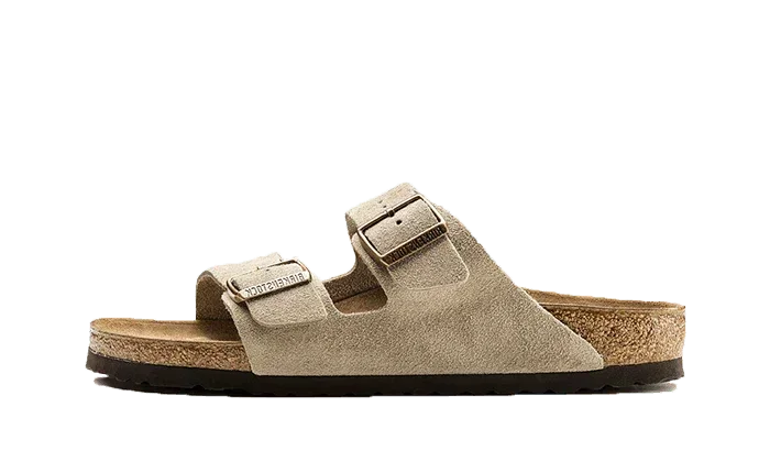 Birkenstock Arizona Suede Leather Taupe - Exclufy