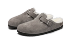 Birkenstock Boston Shearling Suede Stone Coin - Exclufy