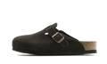 Birkenstock Boston Soft Footbed Suede Mocha - Exclufy