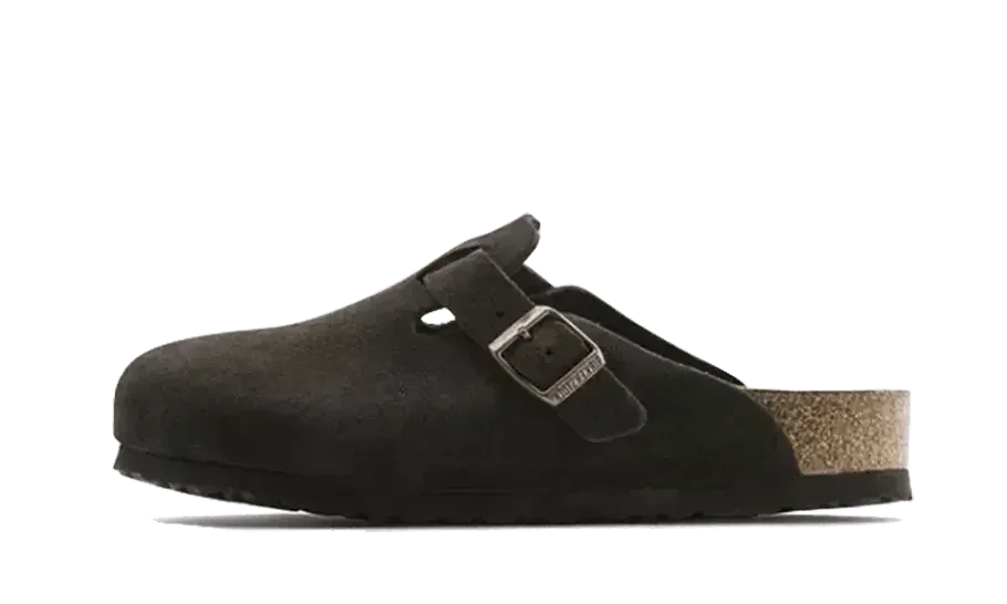 Birkenstock Boston Soft Footbed Suede Mocha - Exclufy