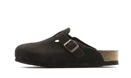 Birkenstock Boston Soft Footbed Suede Mocha - Exclufy