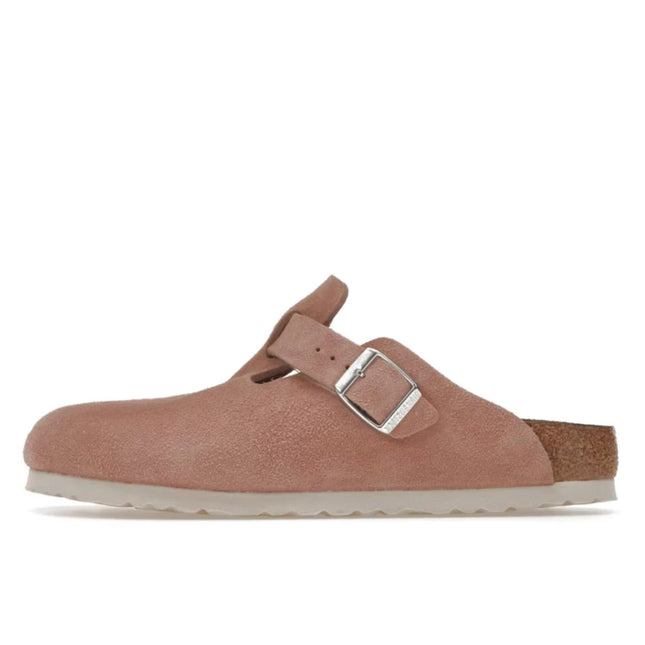 Birkenstock Boston Soft Footbed Suede Pink Clay - Exclufy
