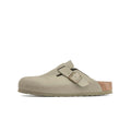 Birkenstock Boston Vegan Birkibuc Khaki - Exclufy