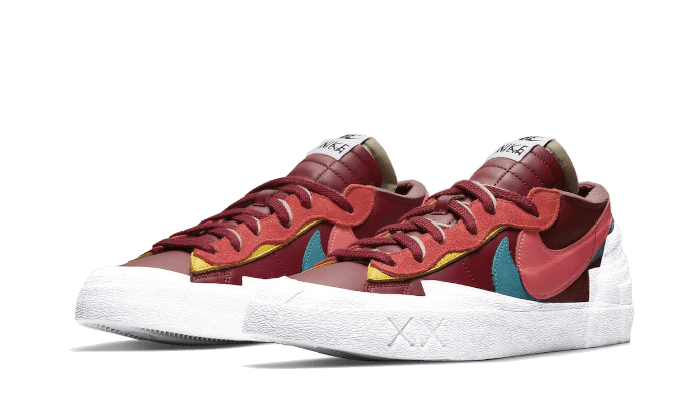 Nike Blazer Low Sacai Kaws Team Red - Exclufy