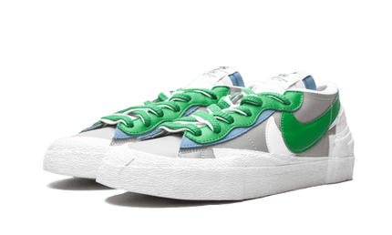 Nike Blazer Low Sacai Medium Grey Classic Green - Exclufy