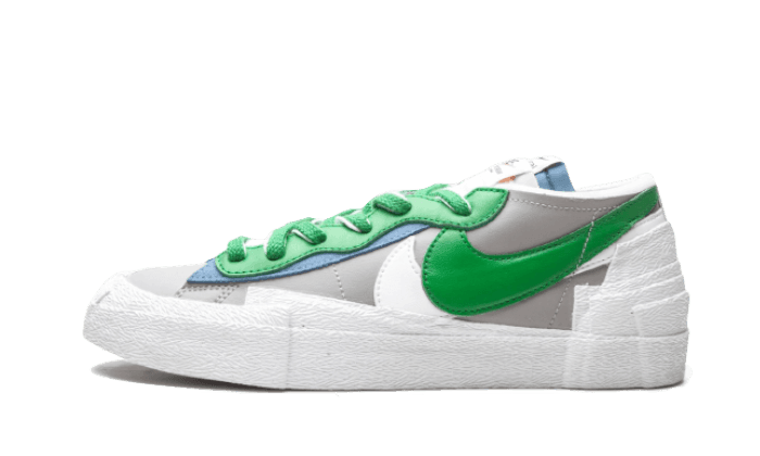 Nike Blazer Low Sacai Medium Grey Classic Green - Exclufy