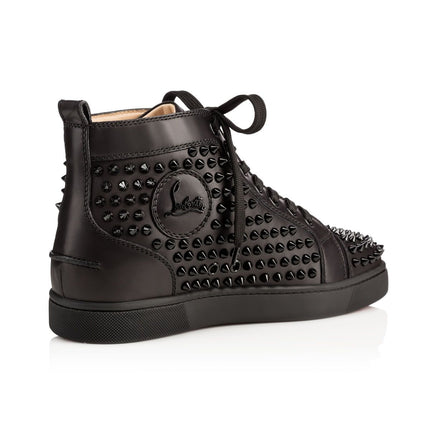 Christian Louboutin High Top Louis Orlato Spikes Black - THE LIMITED CLUB