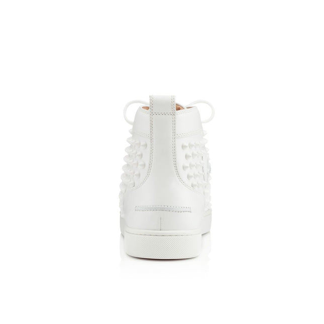 Christian Louboutin High Top Louis Orlato Spikes White - THE LIMITED CLUB