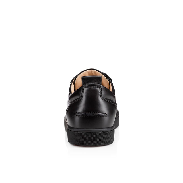 Christian Louboutin Low Top Louis Junior Spikes Black - THE LIMITED CLUB