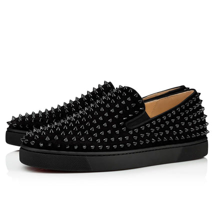 Christian Louboutin Low Top Roller-boat Black - THE LIMITED CLUB