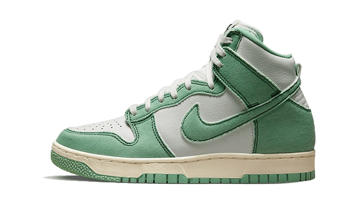 Nike Dunk High 1985 Enamel Green Denim - Exclufy