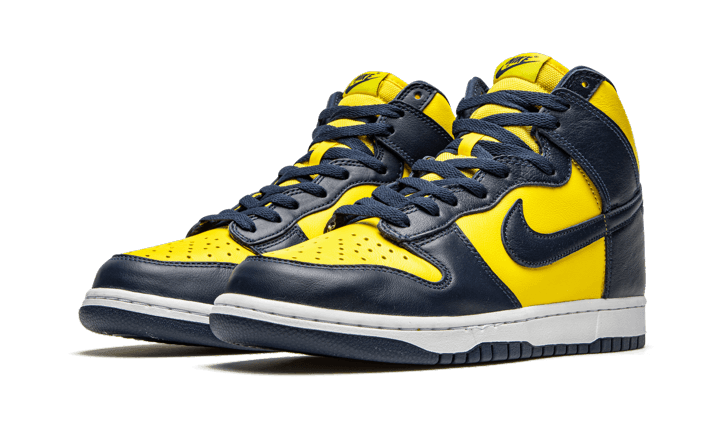 Nike Dunk High Maize & Blue (Michigan) - Exclufy